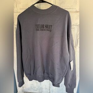 Taylor Swift The Eras Tour Blue Crewneck Small NWT